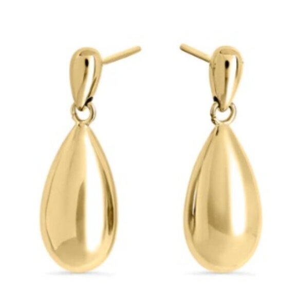 MIA - Sherley Pendant Earrings - PVD Gold - NWT - Picture 1 of 2